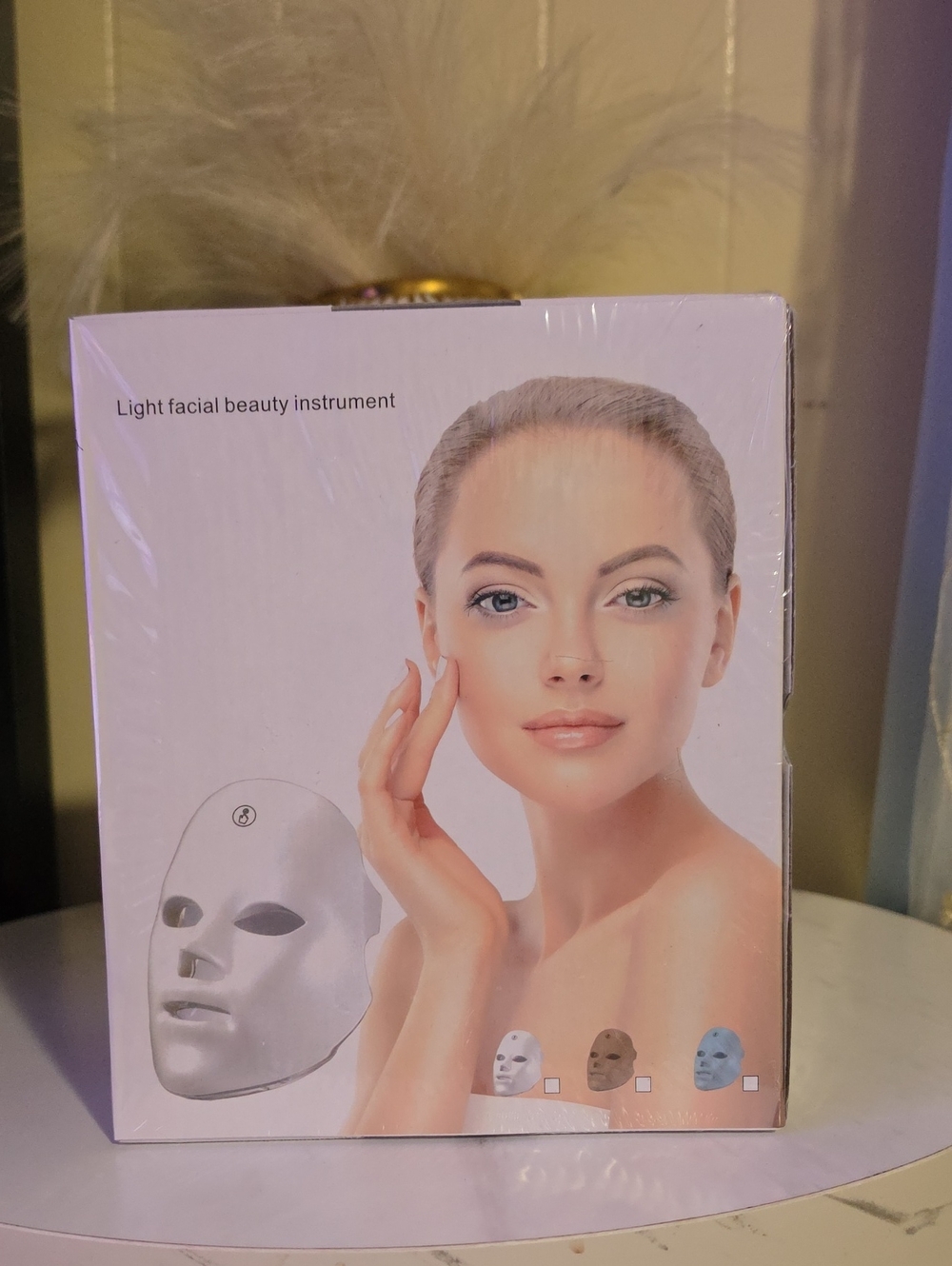 LED Facial Rejuvenation Mask — White